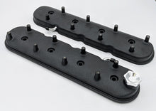 Load image into Gallery viewer, Granatelli Motor Sports 640367 FITS:Granatelli 96-22 GM LS Standard Height Valve Cover w/Angled Coil Mount Blk Wrinkle (Pair) Valve Covers