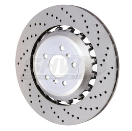 SHW Performance BRR48181 FITS:SHW 11-16 BMW M5 4.4L Right Rear Cross-Drilled Lightweight Brake Rotor (34212284104) Brake Rotors Drilled