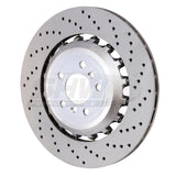 SHW Performance BRR48181 FITS:SHW 11-16 BMW M5 4.4L Right Rear Cross-Drilled Lightweight Brake Rotor (34212284104) Brake Rotors Drilled