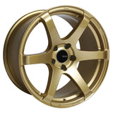 Enkei 485-780-8045GG FITS: T6S 17x8 45mm Offset 5x100 Bolt Pattern 72.6 Bore Gold Wheel Wheels Cast