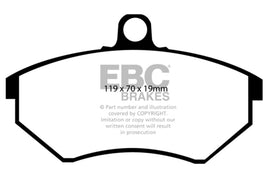 EBC UD684 FITS: 89-93 Volkswagen Corrado 1.8 Supercharged Ultimax2 Front Brake Pads Brake Pads OE