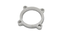Load image into Gallery viewer, Vibrant 1438 FITS: GT series / T3 Turbo Discharge Flange (4 Bolt) with 3in Inlet I.D. T304 SS 1/2in Thick Flanges