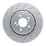 DFC 08-13 BMW M3 Left Rear Drilled GeoSPEC Coated Rotor