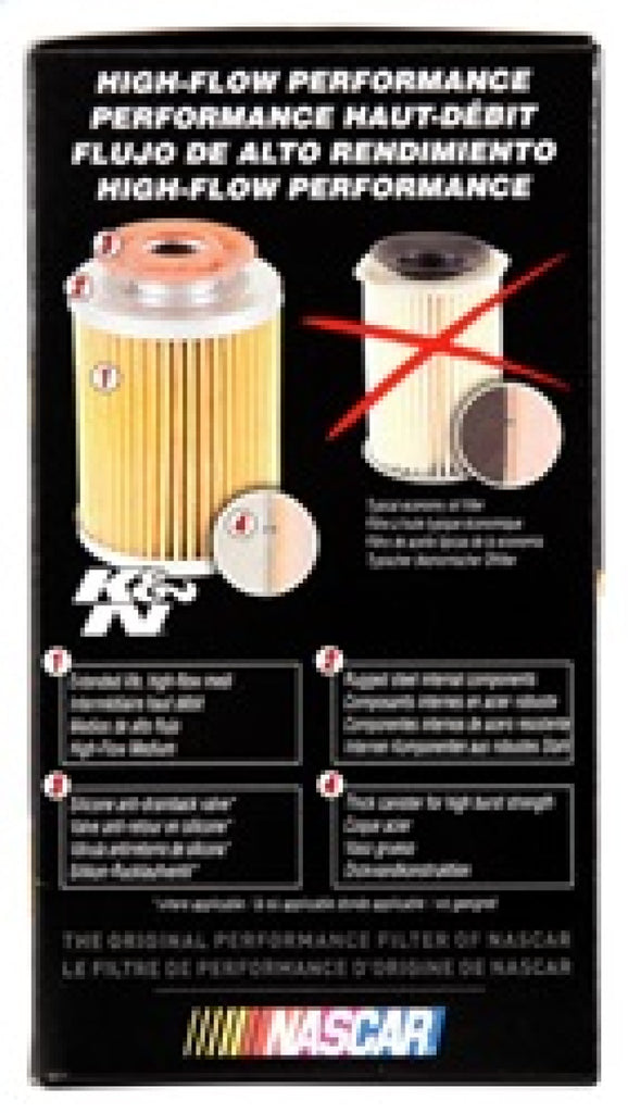 K&N Engineering HP-2009 FITS:K&N 03-05 Neon SRT-4 / Lotus Elise Performance Gold Oil Filter Oil Filters
