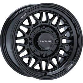 Raceline A13GB-57056+10 FITS: A13GB Omega 15x7in / 4x114.3 BP / 56mm Offset / 68mm Bore Satin Black Wheel Wheels Cast
