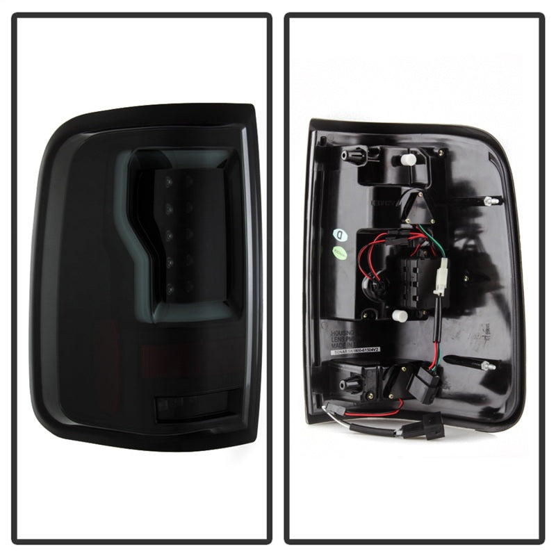 SPYDER 5084187 FITS: Ford F150 04-08 Styleside Tail Light V2 LED Black Smoke ALT-YD-FF15004V2-LBLED-BSM Tail Lights