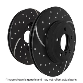 EBC GD1434 FITS: 13+ Ford Escape 1.6 Turbo 4WD GD Sport Front Rotors Brake Rotors Slot & Drilled