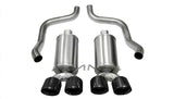 CORSA Performance 14470BLK FITS: 2009-2013 Xtreme Axle-Back Exhaust w/Dual Black 3.5in Tips 09-13 Chevrolet Corvette C6 6.2L V8 Axle Back