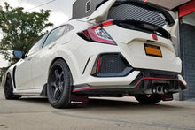 Load image into Gallery viewer, Rally Armor MF47-UR-BLK/DGRY FITS: 17-22 Honda Civic Type R Black UR Mud Flap w/Dark Grey Logo Mud Flaps
