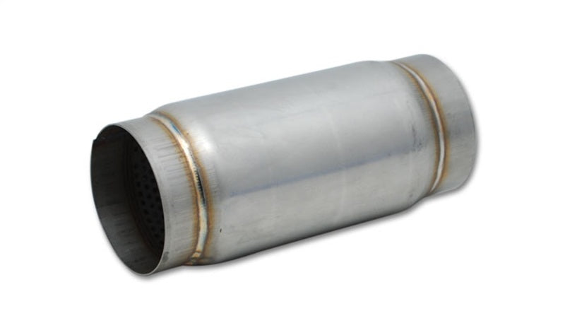Vibrant 17975 FITS: SS Race Muffler 4in inlet/outlet x 5in long Muffler