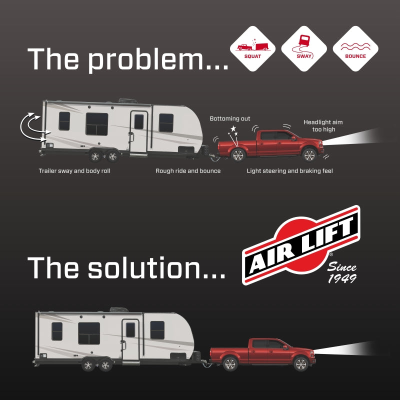 Air Lift 57579 FITS: 2023+ Ford F450 4WD DRW Non-Commercial 7500 XL Ultimate Air Spring Kit Air Suspension Kits