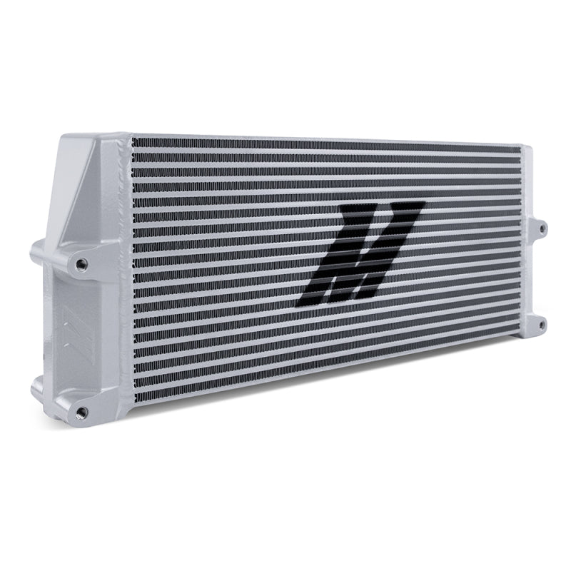Mishimoto MMOC-SSO-17SL FITS: Oil Coolers FITS: Heavy-Duty Oil Cooler 17in. Same-Side Outlets Silver Oil Coolers