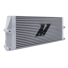 Load image into Gallery viewer, Mishimoto MMOC-SSO-17SL FITS: Oil Coolers FITS: Heavy-Duty Oil Cooler 17in. Same-Side Outlets Silver Oil Coolers
