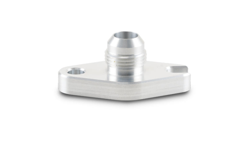Vibrant 28995 FITS: Aluminum Oil Drain Flange (w/Crowfoot) -10AN Male Flare 2.060in Bolt Hole (Garrett GT6041) Flanges