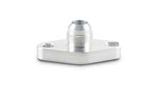 Load image into Gallery viewer, Vibrant 28995 FITS: Aluminum Oil Drain Flange (w/Crowfoot) -10AN Male Flare 2.060in Bolt Hole (Garrett GT6041) Flanges