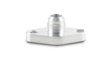 Vibrant 28995 FITS: Aluminum Oil Drain Flange (w/Crowfoot) -10AN Male Flare 2.060in Bolt Hole (Garrett GT6041) Flanges