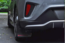 Load image into Gallery viewer, Rally Armor MF58-UR-RD/WH FITS: 19-21 Hyundai Veloster Turbo/2.0/R-Spec Red UR Mud Flap w/White Logo Mud Flaps
