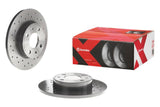 Brembo OE 09.C306.1X FITS:Brembo 2019 Audi A3 Quattro/19-20 Q3/15-20 S3 Front Premium Xtra Cross Drilled UV Coated Rotor Brake Rotors Drilled