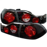 SPYDER 5004321 FITS: Honda Accord 98-00 4Dr Euro Style Tail Lights Black ALT-YD-HA98-BK Tail Lights