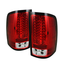 Load image into Gallery viewer, SPYDER 5014955 FITS: GMC Sierra 07-13 (Not 3500 Dually 4 Rear Wheels)LED Tail Lights Red Clear ALT-YD-GS07-LED-RC Tail Lights