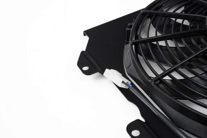CSF 2858FB FITS: 92-00 Honda Civic All-Aluminum Fan Shroud w/12in SPAL Fan Black Finish Radiators