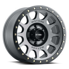 Load image into Gallery viewer, Method Wheels MR30578560800 FITS:Method MR305 NV 17x8.5 / 0mm Offset / 6x5.5 BP / 108mm CB / Titanium Matte Black Lip Wheel Wheels Cast