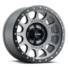 Load image into Gallery viewer, Method MR305 NV 17x8.5 / 0mm Offset / 6x135 BP / 94mm CB / Titanium - Matte Black Lip Wheel