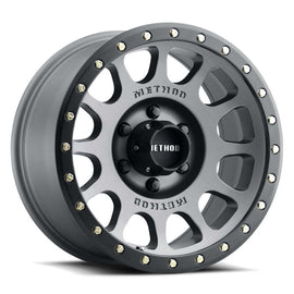 Method Wheels MR30589060812N FITS:Method MR305 NV 18x9 / -12mm Offset / 6x5.5 BP / 108mm CB / Titanium Matte Black Lip Wheel Wheels Cast
