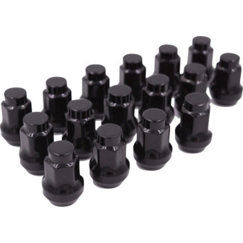 Raceline RLUG-BX14B FITS: Conical Lug Nuts 10mm x 1.25 16 Pack Black Wheel Accessories