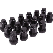 Load image into Gallery viewer, Raceline RLUG-BX14B FITS: Conical Lug Nuts 10mm x 1.25 16 Pack Black Wheel Accessories