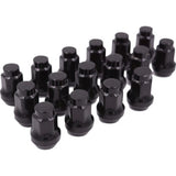 Raceline RLUG-BX14B FITS: Conical Lug Nuts 10mm x 1.25 16 Pack Black Wheel Accessories