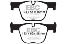 Load image into Gallery viewer, EBC DP42131R FITS: 12+ BMW 335 3.0 Turbo (F30) Yellowstuff Rear Brake Pads Brake Pads Performance