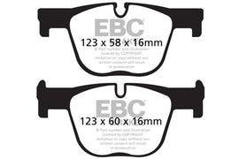 EBC DP42131R FITS: 12+ BMW 335 3.0 Turbo (F30) Yellowstuff Rear Brake Pads Brake Pads Performance