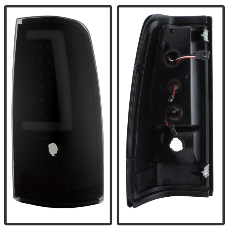 SPYDER 9038778 FITS:xTune Chevy Silverado 1500/2500/3500 99-02 Version 3 Tail Lights Black Smoke ALT-ON-CS99V3-LBLED-BSM Tail Lights