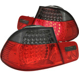ANZO 321127 FITS: 1999-2001 BMW 3 Series E46 LED Taillights Red/Smoke 2pc Tail Lights
