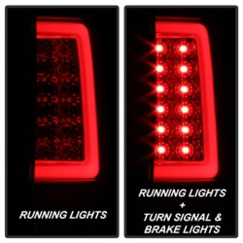 SPYDER 5084095 FITS: 07-13 Silverado (Will Not Work w/2010 921 Bulb)V3 Tail Lights Blk Smk ALT-YD-CS07V3-LBLED-BSM Tail Lights