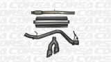 CORSA Performance 14873 FITS: 14-19 GMC Sierra/Chevy Silv 1500 Crew Cab/Short Bed 5.3L V8 Polished Sport Single Side CB Exh Catback