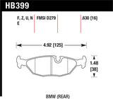 Hawk 84-4/91 BMW 325 (E30) HT-10 Rear Race Pads (NOT FOR STREET USE)