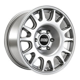 BBS TS-R 18x9in - 6x139.7 - 106.1 CB - ET0 - Satin Silver Wheel