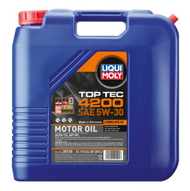 LIQUI MOLY 20125 FITS: 20L Top Tec 4200 New Generation Motor Oil SAE 5W30 Motor Oils