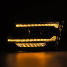 Load image into Gallery viewer, AlphaRex 880563 FITS: 09-18 RAM 1500 PRO-Series Proj Headlights Alpha-Black w/Sequential Signal &amp; Top/Middle DRL Headlights