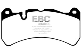 EBC DP41591R FITS: 07-08 Ferrari 430 Scuderia 4.3 Yellowstuff Front Brake Pads Brake Pads Performance