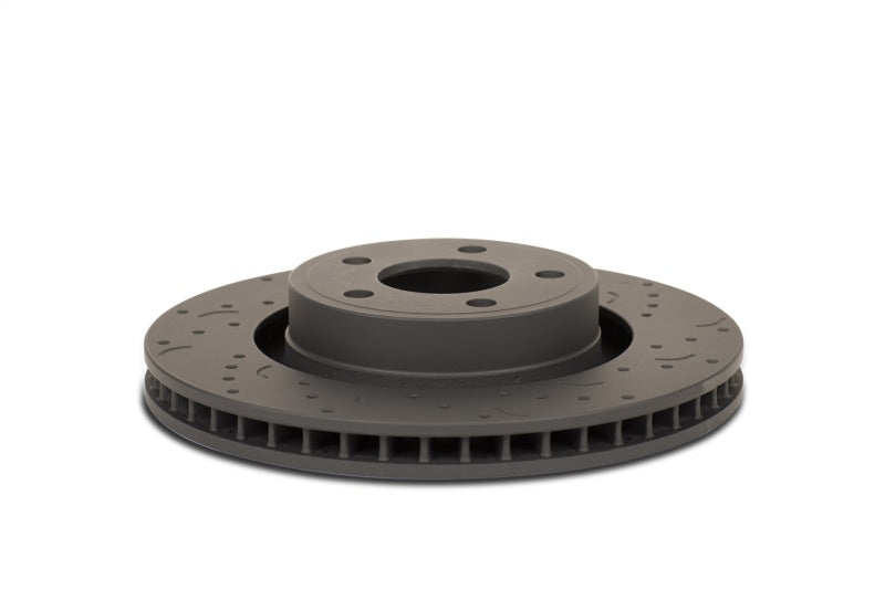 Hawk Performance HTC4567 FITS: Hawk Talon 2010 Audi A3 Base Drilled and Slotted Rear Brake Rotor Set Brake Rotors Slot & Drilled