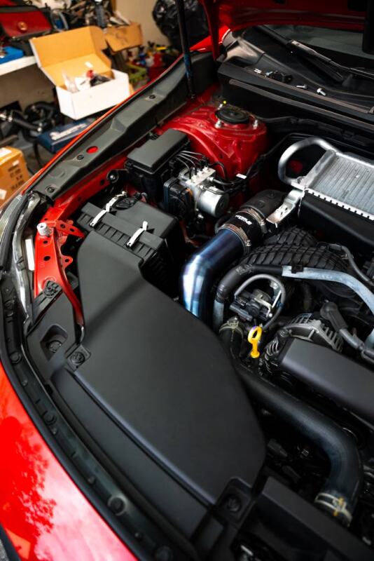 Torque Solution TS-SU-812BU FITS: 2022+ Subaru WRX / 19-23 Subaru Ascent Titanium Top Mount Charge Pipe Burnt Blue Air Intake Components