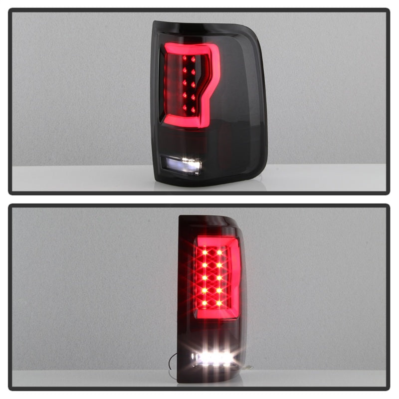 SPYDER 5084187 FITS: Ford F150 04-08 Styleside Tail Light V2 LED Black Smoke ALT-YD-FF15004V2-LBLED-BSM Tail Lights