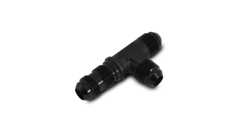 Vibrant 10624 FITS: -3AN Bulkhead Adapter Tee on Run Fittings Anodized Black Only Fittings
