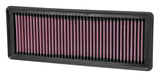 K&N Engineering 33-2487 FITS:K&N 12 Fiat 500 Abarth 1.4L Replacement Air Filter Air Filters Drop In