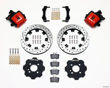 Load image into Gallery viewer, Wilwood 140-10885-DR FITS: Combination Parking Brake Rear Kit 11.75in Drilled Red Mini Cooper Brake Calipers Perf