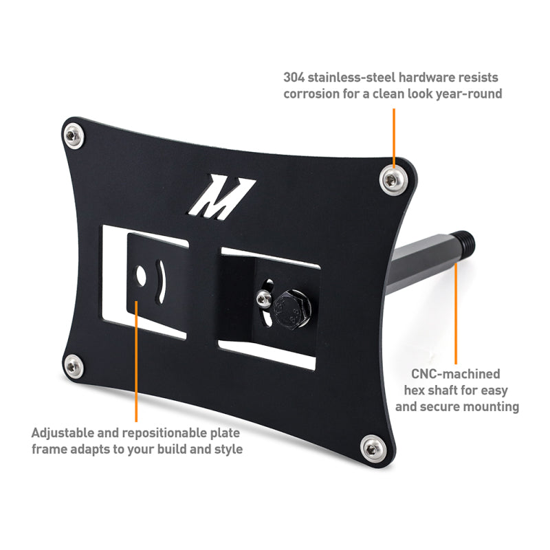 Mishimoto MMLP-GRC-23 FITS: 2023+ Toyota GR Corolla License Plate Relocation Kit License Plate Relocation