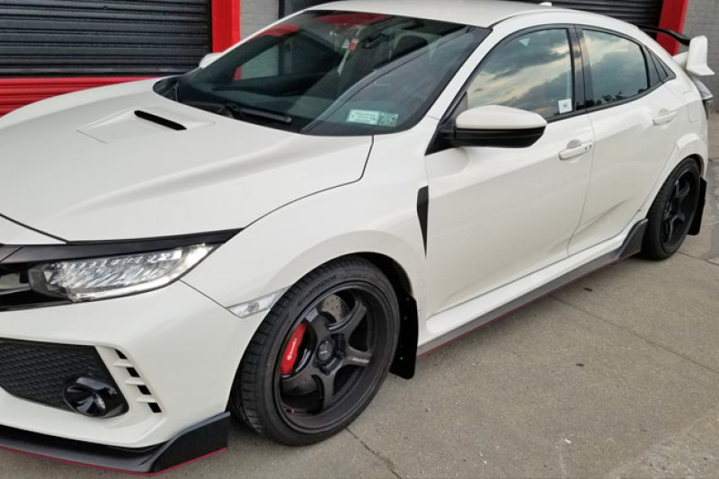 Rally Armor MF47-UR-BLK/RD FITS: 17-22 Honda Civic Type R Black UR Mud Flap w/Red Logo Mud Flaps